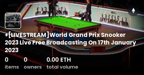 +[LIVESTREAM]World Grand Prix Snooker 2023 Live Free Broadcasting On ...