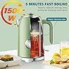 Amazon SUSTEAS Electric Kettle Oz Hot Tea Water Boiler With Thermometer W Fast
