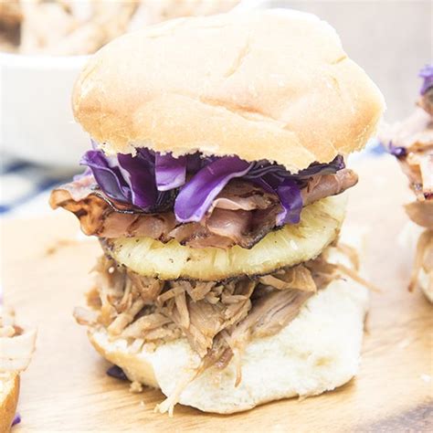 Hawaiian Pulled Pork Sliders Like Mother Like Daughter