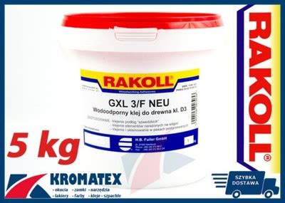 RAKOLL GXL 3 GXL3 KLEJ DO DREWNA WODOODPORNY 5 Kg 6090513255