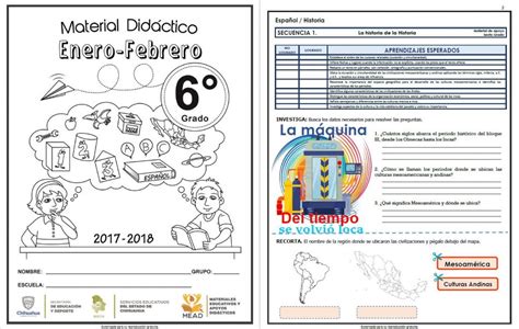 Material Did Ctico Del Sexto Grado Del Tercer Bloque Del Ciclo Escolar