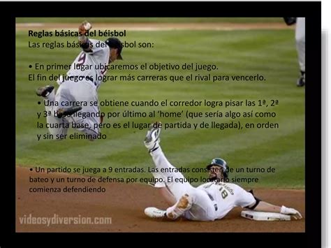 Reglas Básicas Del Béisbol Ppt