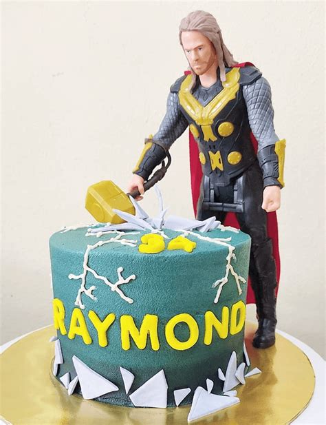 Thor Birthday Cake Ideas Images Pictures