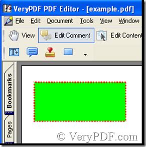 How To Draw A Rectangle Shaped Comment In My Pdf File With Verypdf Pdf