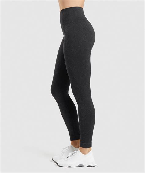 Gymshark Adapt Fleck Seamless Leggings Mineralblack Gymshark