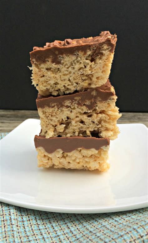 Chocolate Peanut Butter Rice Krispies Bars