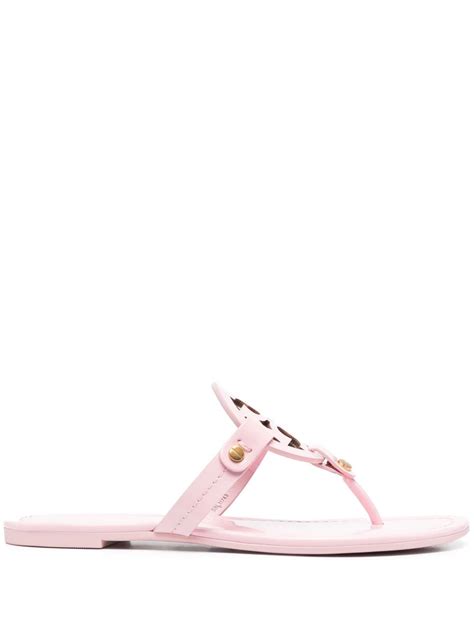 Tory Burch Miller Leather Sandals Farfetch