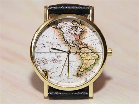 Wristwatch World Map Watch Map America Watch Globe Men S Watch