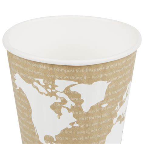 Eco Products EP BNHC20 WD World Art 20 Oz Insulated Hot Cup 600 Case