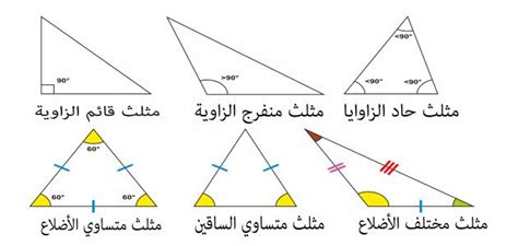 انواع المثلثات موضوع