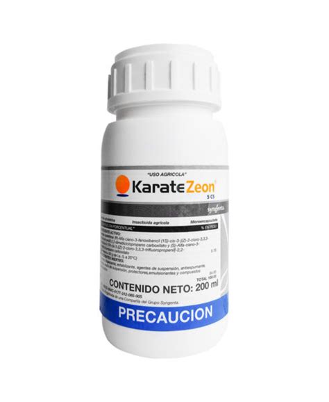 Karate Zeon Lambda Cyalotrina Ml Syngenta Agro Caminante