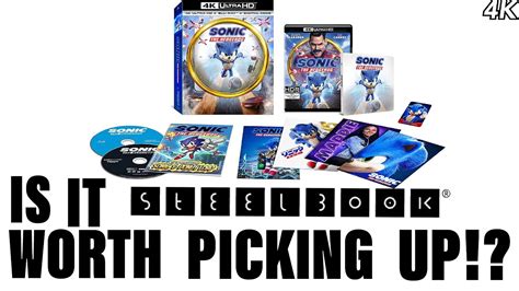 Sonic The Hedgehog Bonus Stage K Steelbook Edition Steelbooks