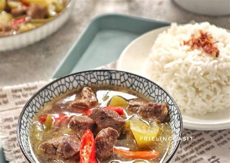 Resep Asem Asem Daging Rice Cooker Oleh Frielingga Sit Cookpad