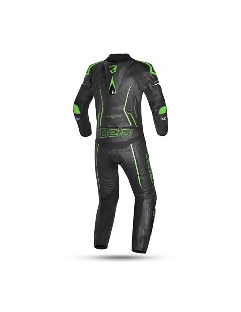 Bela Rocket Mix Kangaroo Monos De Moto Hombre Piezas Negro Verde