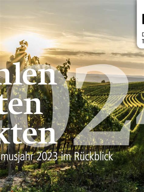 Zahlen Daten Fakten Das Tourismusjahr 2023 im Rückblick