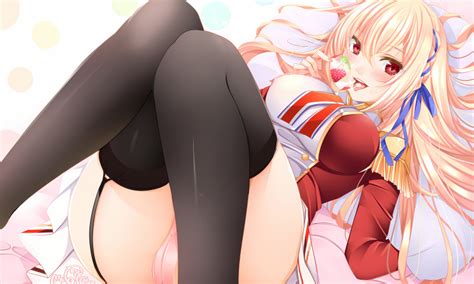 Скачать обои girl sexy lingerie ass pantsu panties thighhighs long hair раздел сэйнэн в