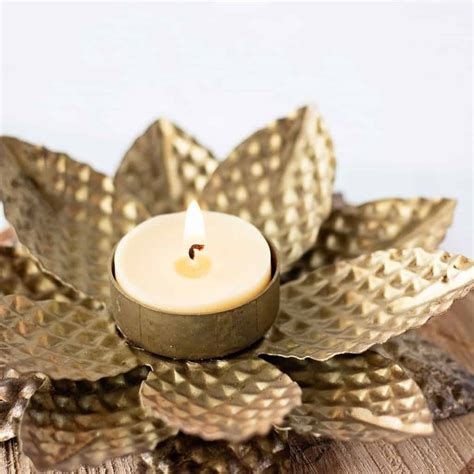 Long Lasting Diy Beeswax Tea Light Candles