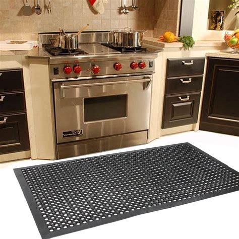 UBesGoo 59" x 35" Anti Fatigue Mat Restaurant Kitchen Floor Mat Anti-Fatigue Bar Laundry Garage ...