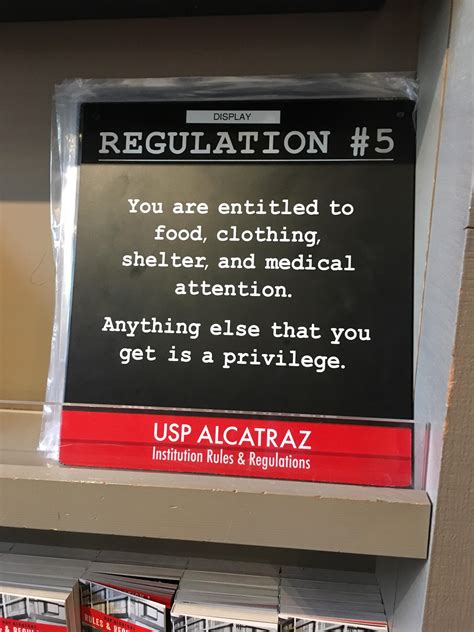 Alcatraz inmate rights vs. current civilian rights : r/LateStageCapitalism