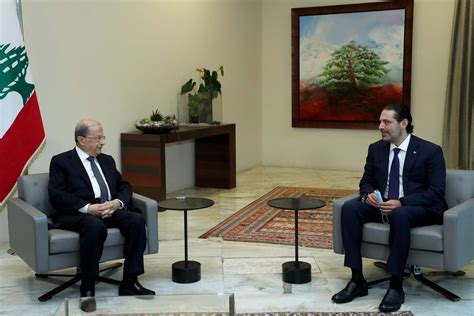 Aoun Y Hariri Del Líbano Se Culpan Mutuamente Sobre El Nuevo Gobierno