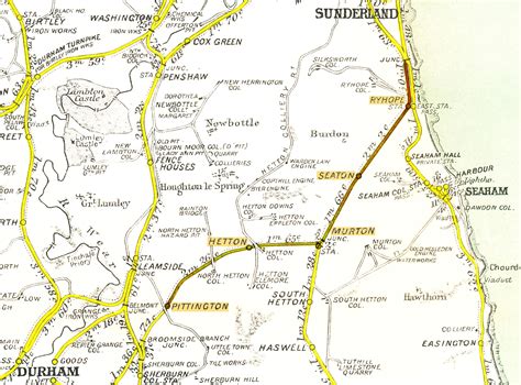 Ryhope Grange Jct Pittington Register Of Closed Railways