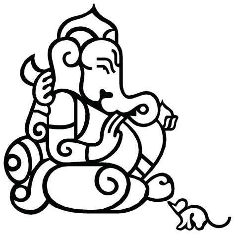 Ganesh Coloring Pages For Kids at GetColorings.com | Free printable ...