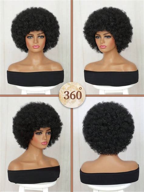 Peluca Afro Peluca Afro Suave De Los Para Mujeres Peluca De