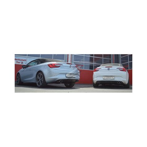 70mm Duplex Exhaust Opel Cascada ECE Approval 881166TD X Races