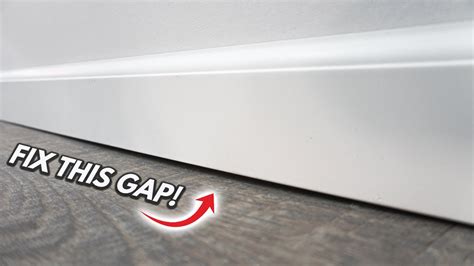 How To Fix Gap Between Baseboard And Hardwood Floor Home Alqu