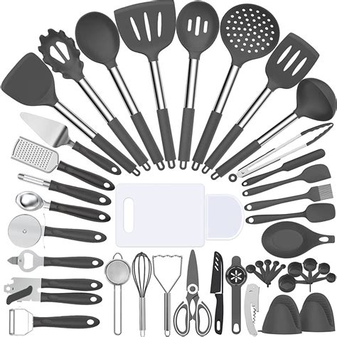 Ruya Company 43 Piece Silicone Cooking Ladle Set And Reviews Wayfair