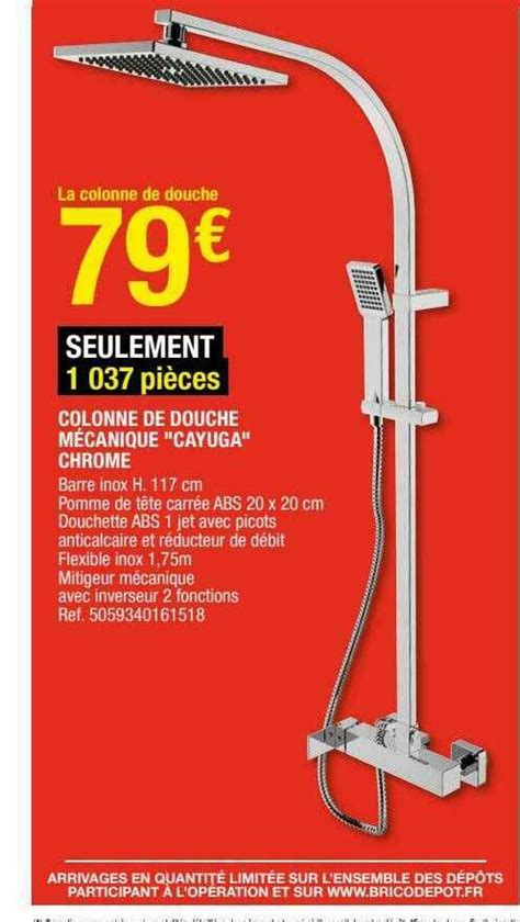 Promo Colonne De Douche Mécanique chez Brico Dépôt