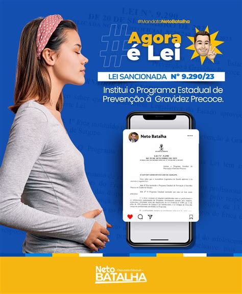 Projeto De Prevenção à Gravidez Precoce Vira Lei Em Sergipe Neto Batalha