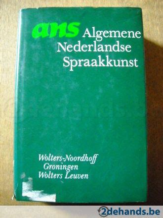 Algemene Nederlandse Spraakkunst ANS Nederland Groningen