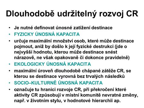 Management Destinace Cestovn Ho Ruchu Ppt St Hnout