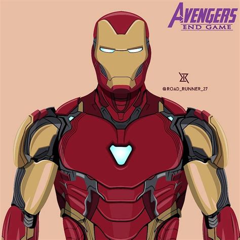 Iron Man Mark 85 Armor Are You Ready For The End Game Follow Road Runner 27 For More Artworks