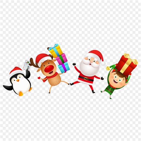 Christmas Celebration Clipart PNG Images, Christmas Characters ...