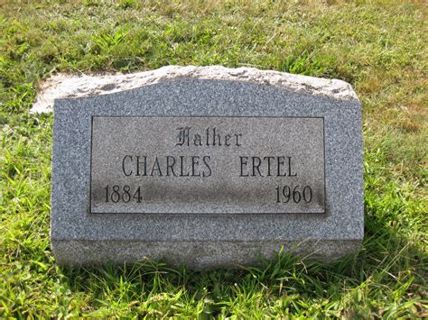 Charles Ertel 1884 1960 Mémorial Find a Grave