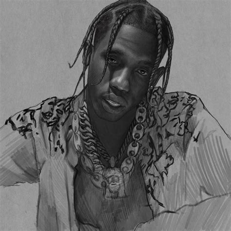 Travis Scott Drawing Finished Rdrawing