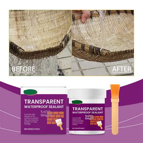 Waterproof Adhesive Sealant | Transparent Roof Crack Sealer | High