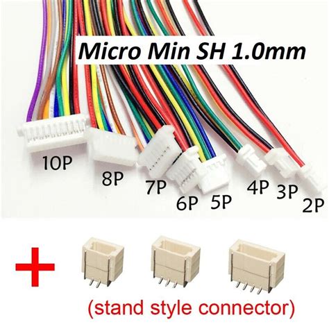 Sets Mini Micro Sh Mm Jst Connector Plug Male With Mm Cable Ebay