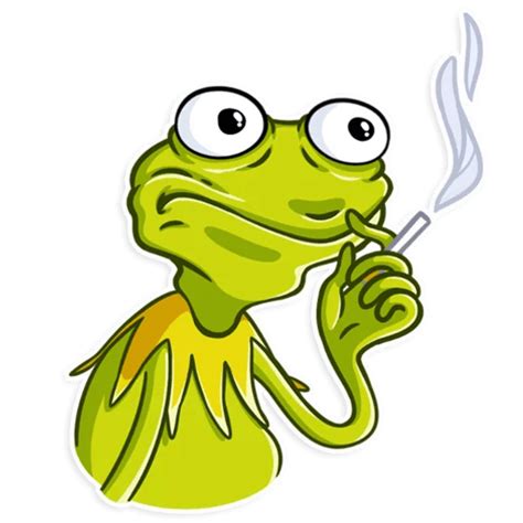 Kermit The Frog Sticker Telegram True Frog Clip Art Frog Png Download