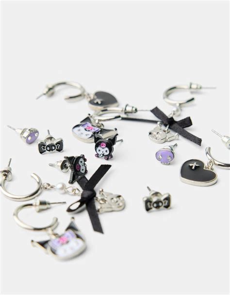 Pack 6 Pendientes Kuromi Bsk Teen Bershka