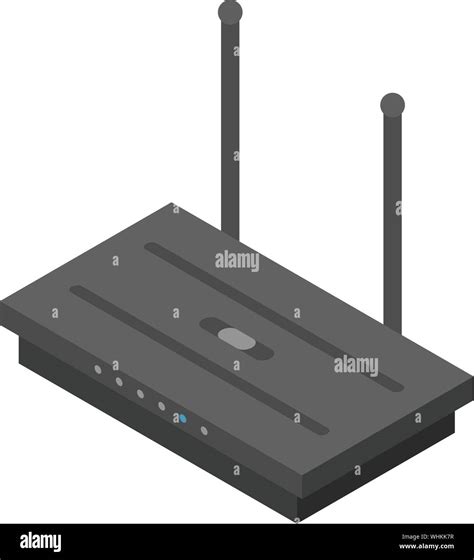 Wireless Router Icon Isometric Style Stock Vector Image Art Alamy