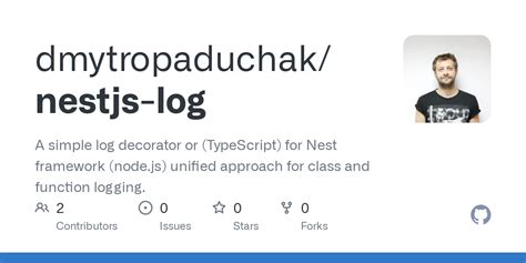 Github Dmytropaduchaknestjs Log A Simple Log Decorator Or