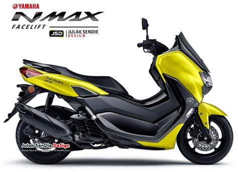 Penampilan New Yamaha Nmax Facelift 2020 Dengan Full Color