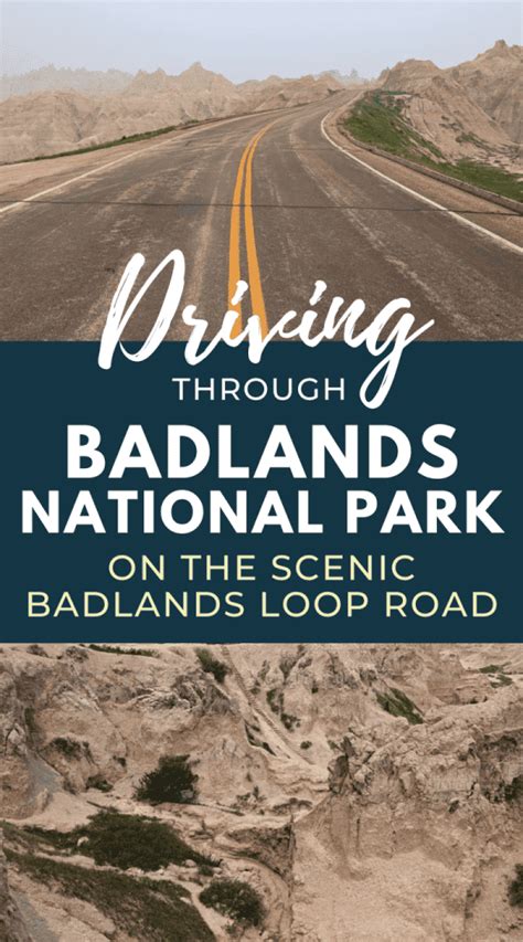 Driving Through Badlands National Park Badlands Loop Road