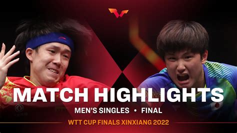 Highlights Tomokazu Harimoto Vs Wang Chuqin MS Final WTT Cup