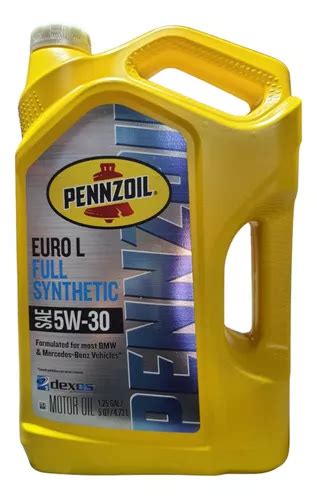 Aceite Pennzoil 5w30 Euro L 47 Lts Diesel Bencinero Cuotas Sin Interés