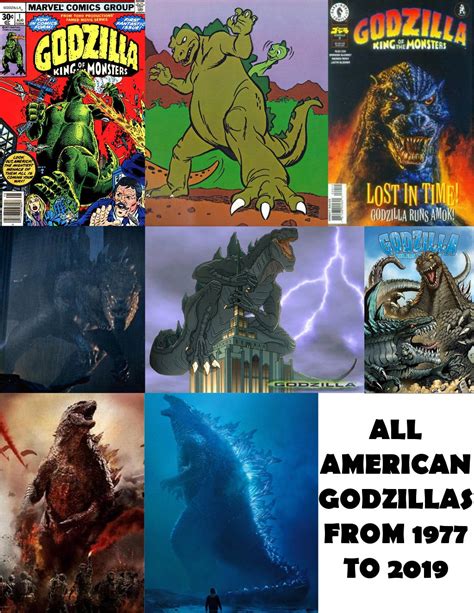 All The American Godzillas Godzilla