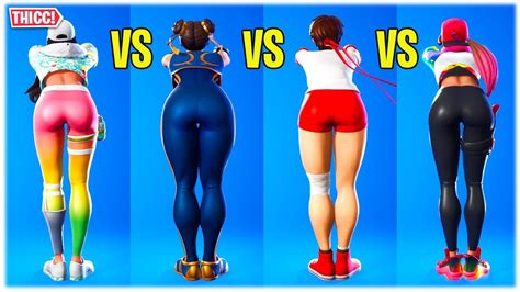 Ruby Vs Chunli Vs Sakura Vs Loserfruit Thicc 🍑 Youtube